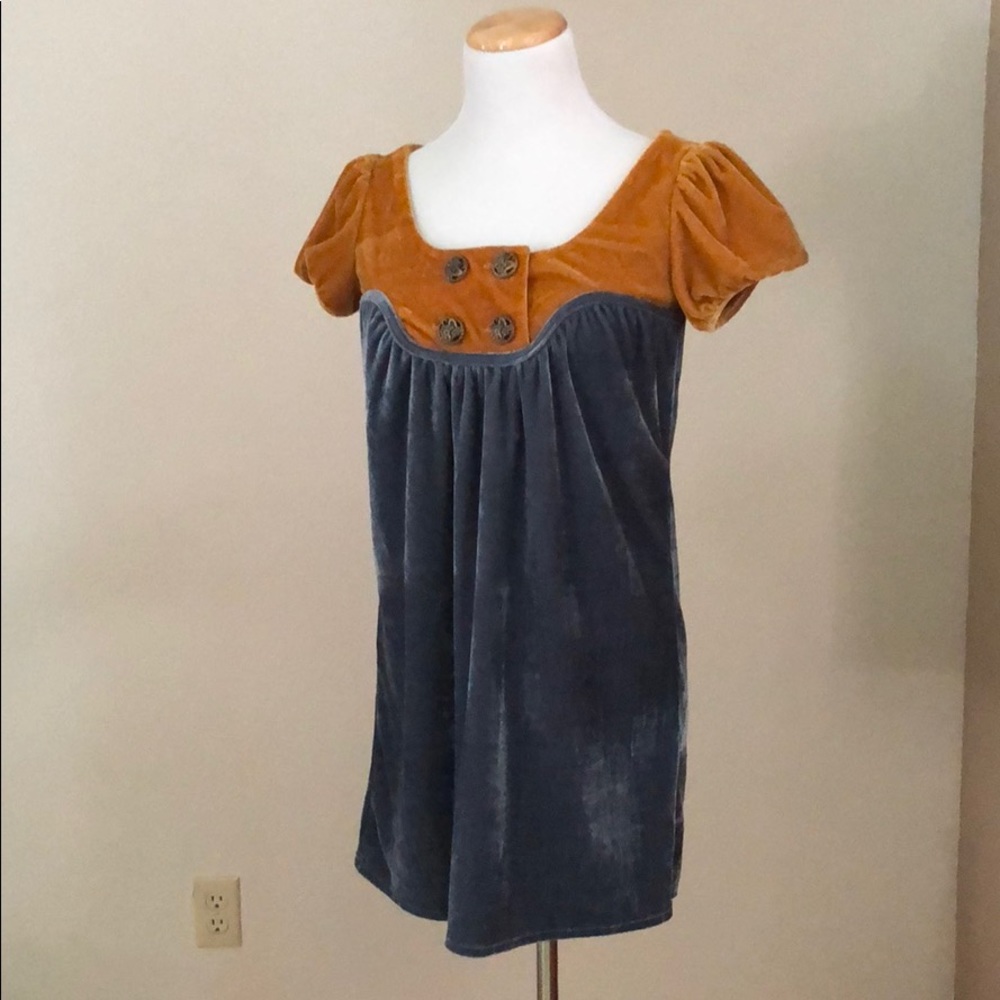 Crushed velvet tunic. New without tags.